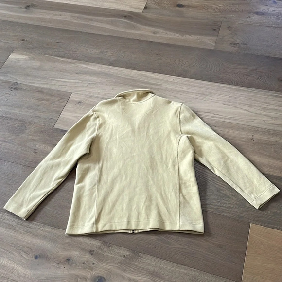 Vintage Disney 1955 Mickey Badge Embroidered Zip Up Beige Jacket Size XL - Picture 5 of 9